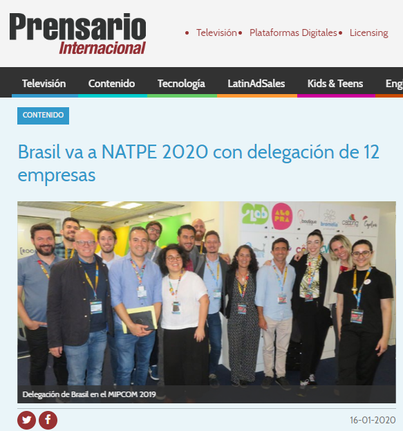 UP VOICE´S 2nd year at NATPE